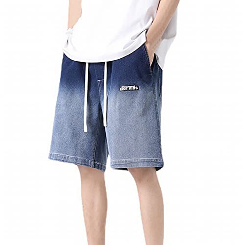 Short d'extérieur surdimensionné bleu pour homme résolvant les problèmes de taille serrée