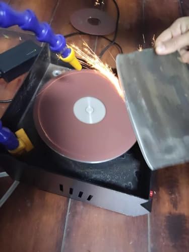 Aiguiseur de Couteaux Électrique Refroidi par Eau, Meule de 150 mm, Eau/Sec, avec Système de Circulation d'Eau à une Touche et Vitesse Réglable – vue 8