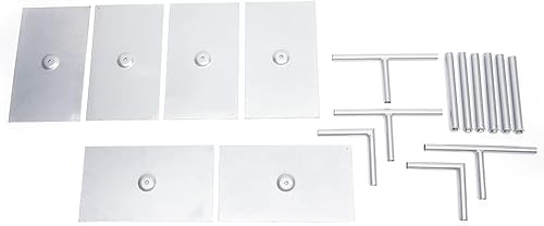 Miniatura 9 de Soporte para telón de fondo de tubo de 10 x 50 pies, gran resistente, telón de fondo con base, telescópico, para bodas, fiestas, espectáculos de