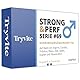 TRYVITE STRONG & PERF – 60 Kapseln für Männer – Komplex aus Ginseng & Maca + Arginin & Citrullin – Zink & Selen für Ausdauer, Vitalität & Energie