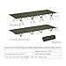 XHYKJEU Plus Size Camping Cot Portable Folding Bed Mute Outdoor Comfortable Sleeping Cots Travel Fishing Backpacking Camp(Green)