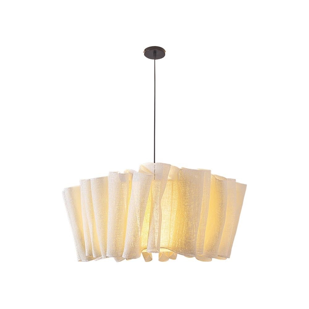 Lampe suspendue en lin pour illuminer votre îlot de cuisine et votre salon