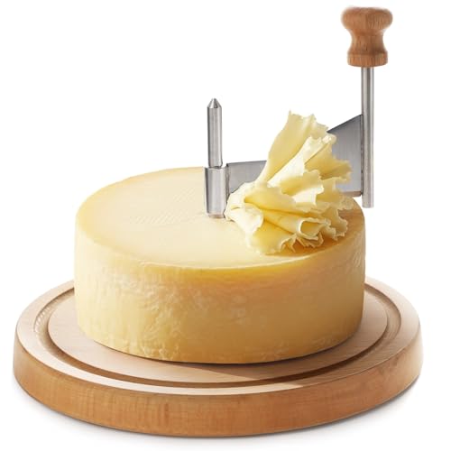 Rallador y cortador de queso con base de madera miniatura 2