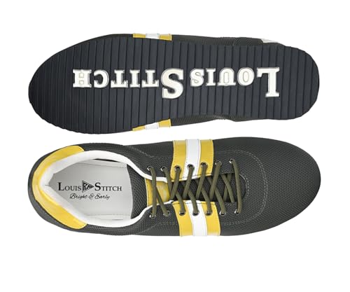 Image of LOUIS STITCH Men's Casual Sneaker | Elastic auto Adjustable Laces Sneakers for Men | Sneakers Shoes | Comfortable and Lightweight | LSPSNK TP