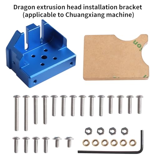 Support hotend Dragon anti vibration pour montage extrudeuse 3D - 6