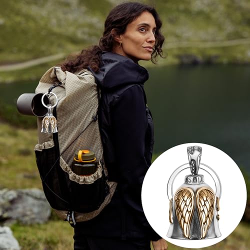 Guardian Bell Motorrad Glocke Harley Biker Bell Motorrad GlöCkchen Anschluss Biker Glocke Motorrad Glocke GlüCksbringer Guardians Motorrad AnhäNger Motorradglocke Guardian Biker Bell Keyring