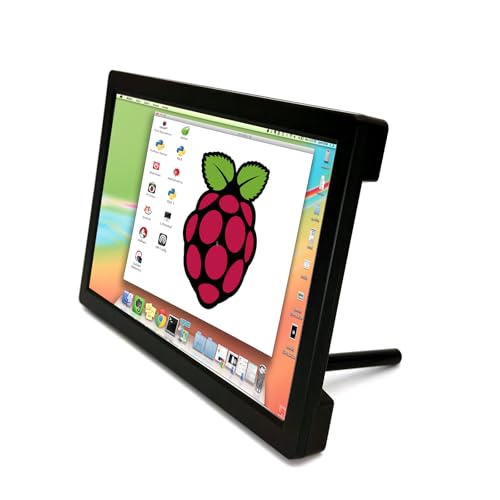 Image of 10.1 Inch IPS LED Mini Monitor,Small HDMI LCD Screen,Mini Portable Monitor HDMI, DisplayPort,USB-C Monitor for Raspberry Pi,Mini TV Box,PC,Surveillance,Jetson Nano,