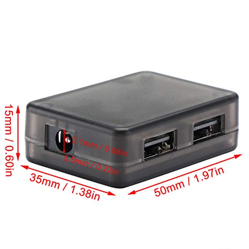 DROK DC to 5V USB Buck Converter, Dual USB Port Fast Charger Board, Auto Power Supply Adapter, 10-32V 12V 24V to 5V 9V Voltage Step Down Regulator, Car Volt Transformer3