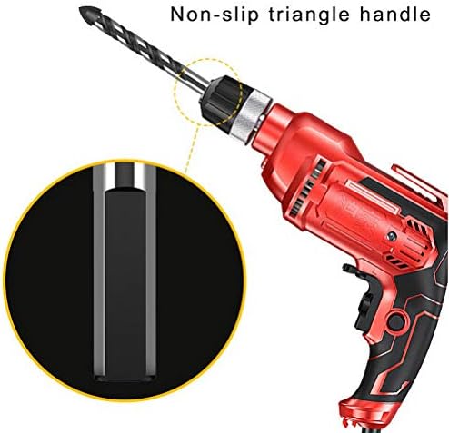 10 PCS Tile Drill Bits Set, (3mm 4mm 5mm 6 6mm 8 8mm 10 10mm 12mm) Masonry Drill Bits Set for Porcelain Ceramic Tile, Concrete, Plastic and Wood