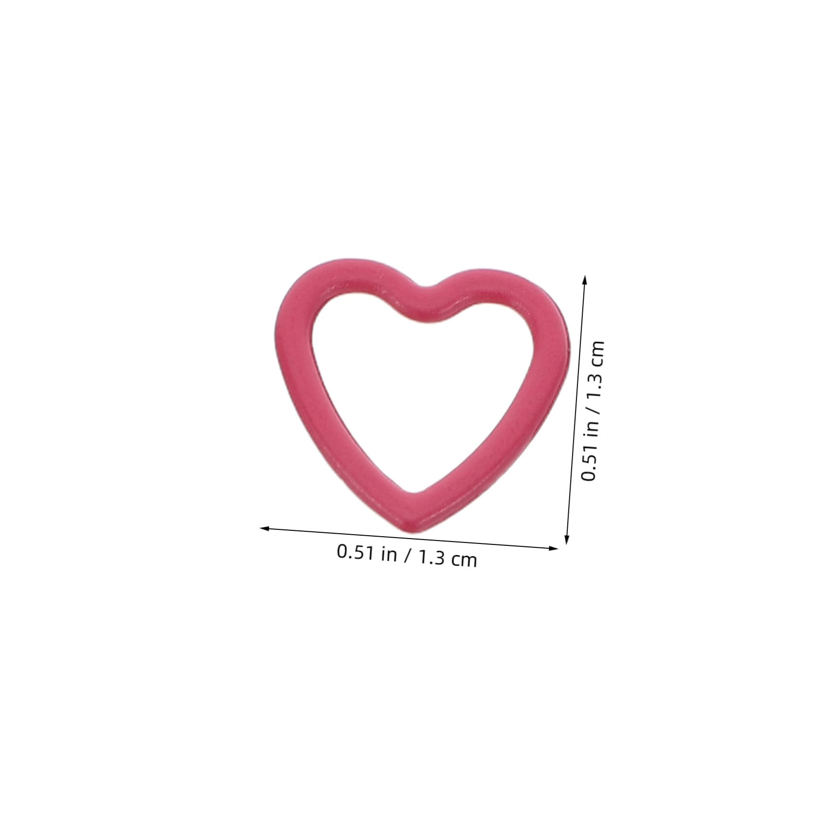 AUTSUPPL 240 Piezas Marcadores de Punto Corazón Metálicos Duraderos para Crochet y Tejer Clips Removibles Bloqueo Fácil para Proyectos DIY Manualidades