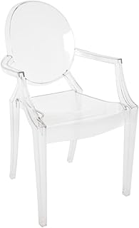 SK Designer Living Replica Ghost Kids Toddler Children's Chair | Clear