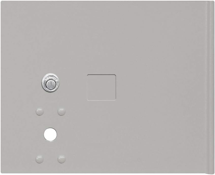 Salsbury Industries 3353GRY Replacement Parcel Locker Door and Tenant Lock for Cluster Box Unit Small Parcel Locker with Keys, Gray