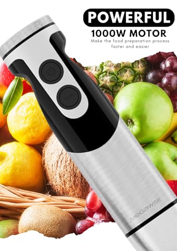 image for MegaWise Stainless Steel Titanium Reinforced 3-in-1 Immersion Hand Ble
