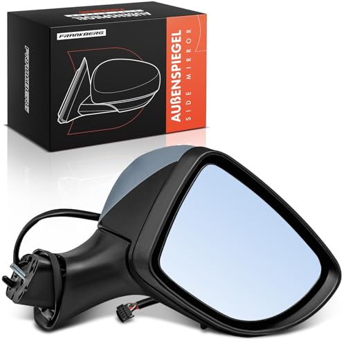 Frankberg Électrique Rétroviseur Droite &-Chauffable &-Capteur de température de liquide de refroidissement &-Clignotant Compatible avec Clio IV BH 12-17...