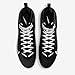 Nike Huarache 9 Elite LAX Lacrosse Cleats (Black/White/White) Size 8