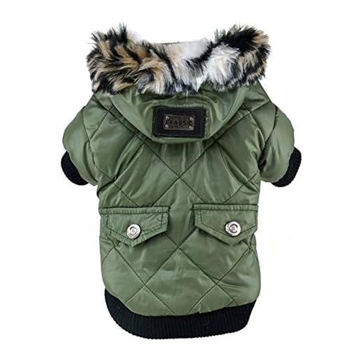 Handfly Chaqueta para Perro Impermeable Perro cálido Abrigo de Invierno Chihuahua Abrigo Ropa de Invierno Impermeable Abrigo de Perro