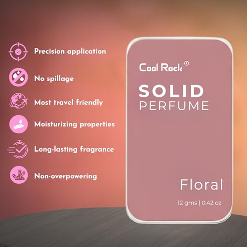 Image of Solid Perfume Combo - Floral & Cacao | Long Lasting Solid Wax Perfume for Men & Women | Alcohol-Free, Travel-Friendly Pocket Perfume (12g Each)