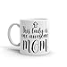 'This Lady is One Awesome' Dzień Matki 325 ml zabawny kubek do kawy dla mamy babci nadaje się do zmywarki i kuchenki mikrofalowej