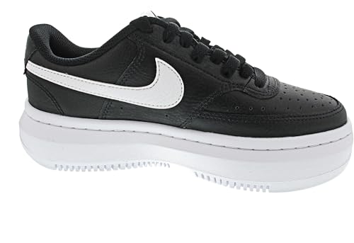 Nike Court Vision ALTA LTR Womens Trainers DM0113 Sneakers Shoes (UK 6.5 US 9 EU 40.5, Black White 002)