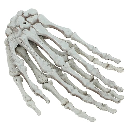 Main squelette Halloween RLKHXBS : lot de 2 mains réalistes pour déco de maison hantée