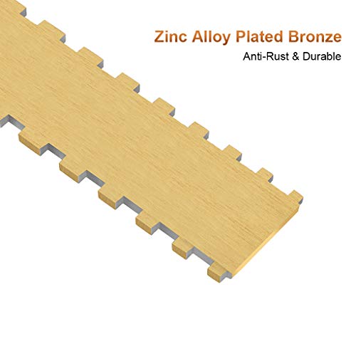 image for Alnicov Guitar Neck Notched Straight Edge Luthiers Tool Zinc Alloy Pla