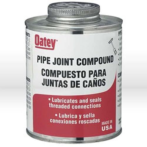 OATEY 8 OZ Gray Pipe Joint Compound W/Brush (31228) (12/Each)