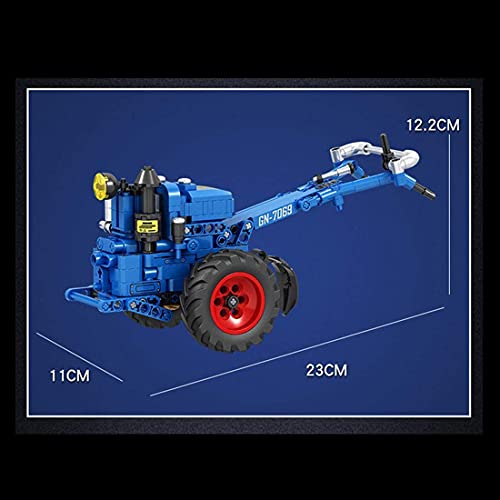 Technik Walking Traktor Bausteine, Klassisch Walking Traktor Bausteine Modell, 248 Teile Traktor Konstruktionsspielzeug… – Bild 3