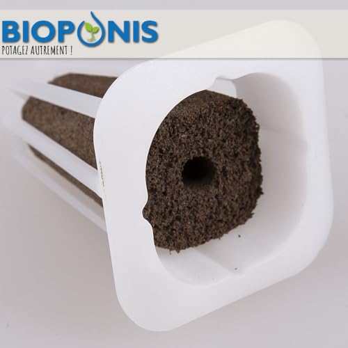 Bioponis Quadratischer Anzuchtkorb für Hydrokultur-Innenbeete – 10 Stück