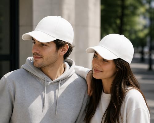 Image of Bindian Unisex Baseball Cap for Men Women, Adjustable Strap Cotton Hat, Breathable Lightweight Casual Sports Cap, Sun Protection Curved Brim, Everyday Wear for Travel Gym Outdoor Activities