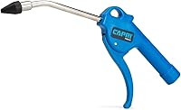 Capri Tools 5-Inch Air Blow Gun with Rubber Tip, 2-Pack - Ergonomic Precision Blow Guns for Air Compressors