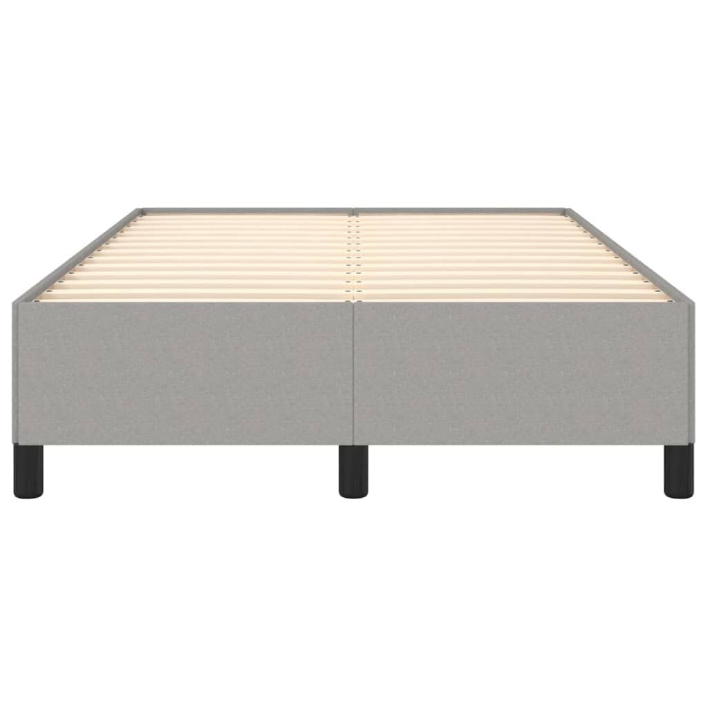 vidaXL Giroletto Senza Materasso Grigio Chiaro 120x200 cm Tessuto