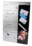 Genie Wochenplaner Schreibtafel (Magnet; Abwischbar; Inkl. Stifte; Magnete und Wandbefestigung; 57 x 37 cm)