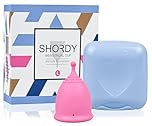 SHORDY Menstrual Cup, Single Pack (Large) with Box, Soft & Flexible, Copa Menstrual Kit for Women | Up to 12 Hours of Comfort, Eco-Friendly & Safer Alternative to Pads & Tampons (Pink)