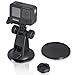 Price comparison product image Wicked Chili GoPro Hero 3/3 +/3/2/1/Black/Silver  Suction Cup Holder with Plate and Fixing Screw for Flat Surfaces (Length 10 cm/Tilt/Made in Germany)