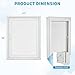 Aluminum Frame Tempered Glass Sliding Window, 36 * 24inch, Smooth Operation for Balcony, Kitchen, Bathroom Casement in-Swing Egress Window