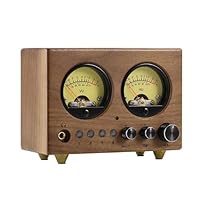Seamless Audio Switching: Features four independent audio input channels for lag-free switching between sources. Effortlessly manage multiple audio devices while preserving clear, transparent sound quality for a stable audio experience. Vintage Woode...