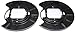 Dorman 924-219 Rear Brake Backing Plate - 1 Pair Compatible with Select Jeep Models