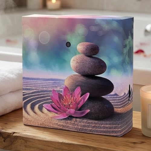 MIJOMA Boîte de son avec sons de méditation - Relaxation apaisante pour votre maison - Haut-parleur, détecteur de mouvement et interrupteur marche/arrêt - Idéal pour salle de bain, couloir, bureau et