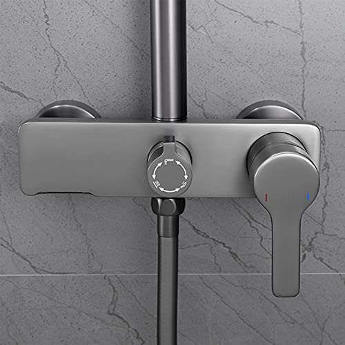 Colonne de douche or brossé design moderne chic pour salle de bain - 3