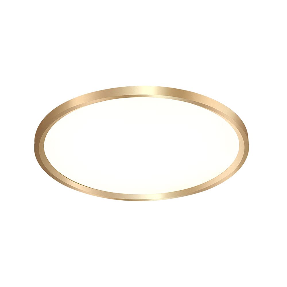 Lámpara De Techo Blanca Redonda Ultrafina (6000 K), Luz De Techo Empotrada, Luz Plana LED De Bajo Consumo, Dormitorio, Estudio, Vestidor, Iluminación Decorativa, Fácil De Instalar