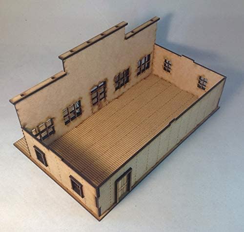 Store Front F Western Building MDF Kit 28mm Terrain Scenery Old West