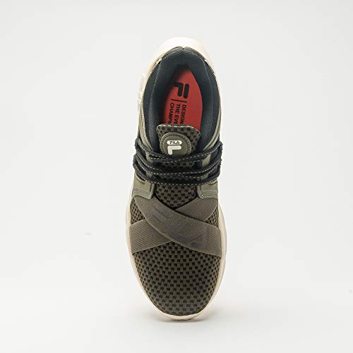 Fila, Springy, Tênis, Masculino, Oliva/Preto/Bege, 40