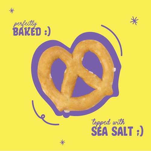 Image of Atom Eats Salted Pretzel Mini Knots 30g - (Pack of 3) | 100% Baked | Savory Snacks, Crunchy Namkeen - Perfect for Snack Box, Parties, On-the-Go Versatile Food Items - Great for Dipping, Solo Snacking