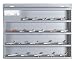 Produktbild Herpa 519571 - Schaukasten Größe 2 (mittel) für Wings Modelle 1:500, silber
