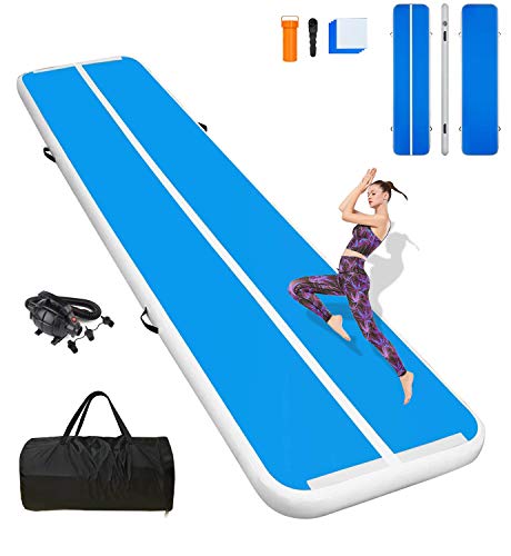 SUJAN 8in Thickness Airtrack Mat Air Tumble Track Gymnastics Factory Mats for Home