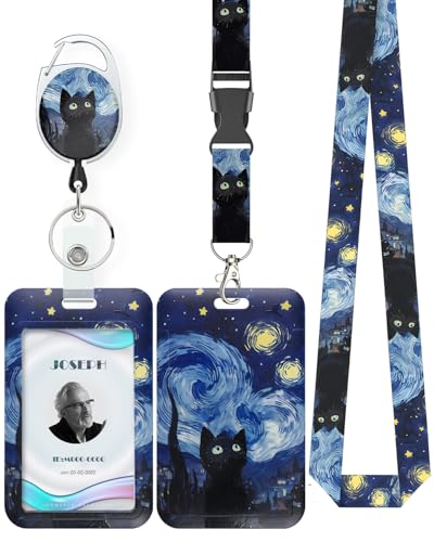 Uniclife Porta Tarjetas Identificativas La Noche estrellada y