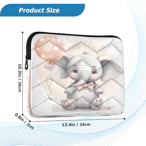 Funda para portátil 13-14 pulgadas con elefante miniatura 3