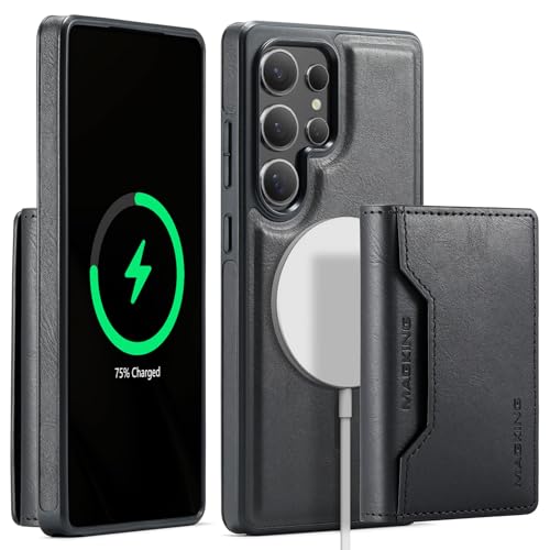 Étui magnétique iPhone 15 Pro Max compatible avec charge sans fil