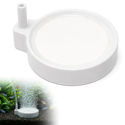 NYVOR Diffuseur Air Aquarium, Pierre à Air d'Aquarium Respirant Bon Silence Bulles Uniformes Puissante Aspiration, pour Maison Bureau Aquariums Eau Douce et...