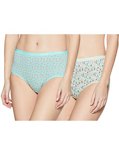 Image of Amante Printed Cotton Full Brief Panty Pack(Pack of 3)